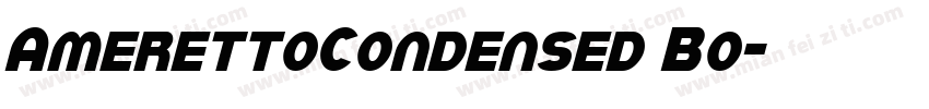 AmerettoCondensed Bo字体转换